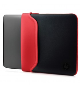 Hp v5c26aa genți pentru notebook-uri 35,6 cm (14") geantă sleeve negru, roşu