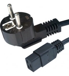 Cablu alimentare gembird 1.8m, intrare shucko, iesire c19, 16a, bulk, black, "pc-186-c19"