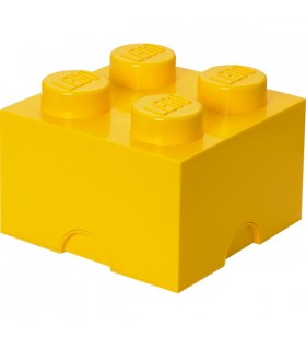 Room copenhaga lego storage brick 4 galben, cutie de depozitare (galben)