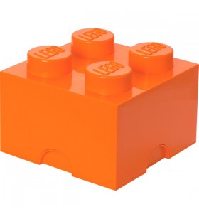 Room copenhaga lego storage brick 4 portocaliu, cutie de depozitare (portocale)