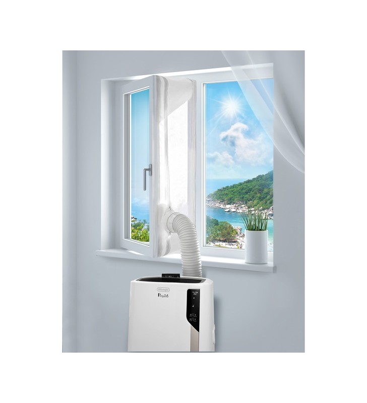 Sigiliu geam delonghi dlsa012 (alb, pentru ferestre cu perimetrul de 270 - 390 cm)