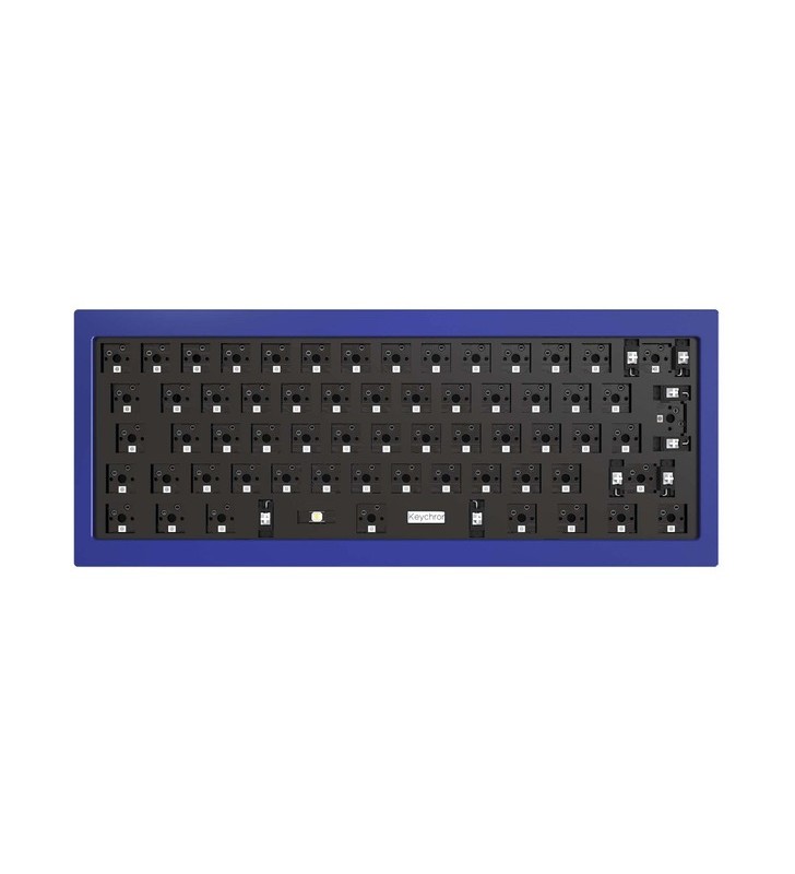 Keychron q4 barebone iso, tastatură pentru jocuri (albastru, hot-swap, cadru de aluminiu, rgb)