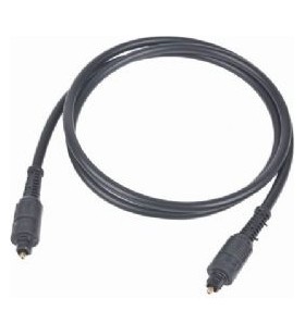 Cablu audio gembird toslink optic (pt. conexiune optica intre blu-ray si echipamentul audio), 2m, black, "cc-opt-2m"