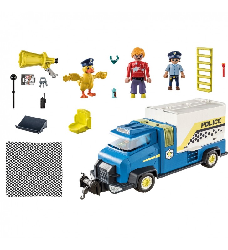 Playmobil 70912 duck on call jucărie de construcție camion de poliție