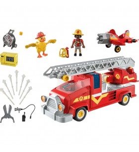 Playmobil 70911 duck on call camion de pompieri, jucarie de constructie
