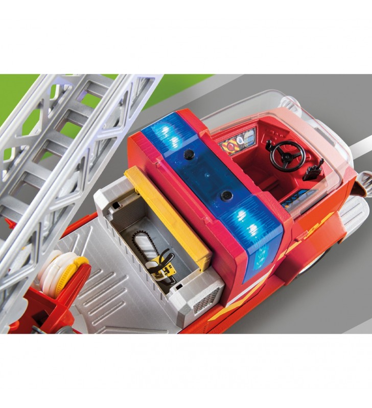 Playmobil 70911 duck on call camion de pompieri, jucarie de constructie