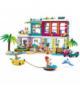 Jucărie de construcție lego friends 41709 cabană pe plajă (cu mini papusa mia)