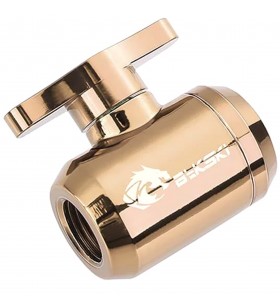 Robinet cu bilă bykski b-dv-cev2-gd g1/4, conector robinet (aur)