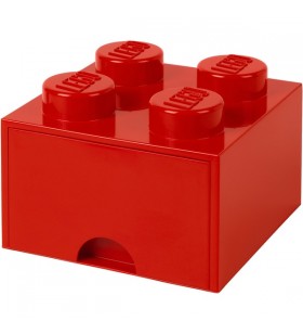 Room copenhaga lego brick sertar 4 roșu, cutie de depozitare (roșu)