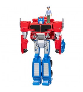 Transformers earthspark spin changer optimus prime with robby malto figure
