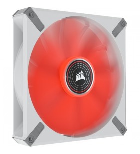 Corsair ml140 led elite red premium 140mm pwm 140x140x25, ventilator carcasa (alb roșu)