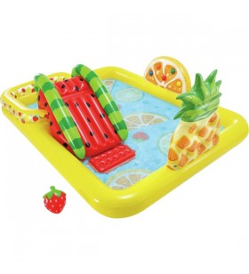Piscina intex fun 'n fruity play center, 244x191cm, piscina (galben, cu tobogan de apă)