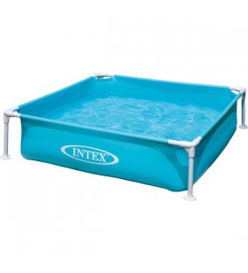 Intex frame pool mini, 122 x 122 x 30cm, piscina (albastru)