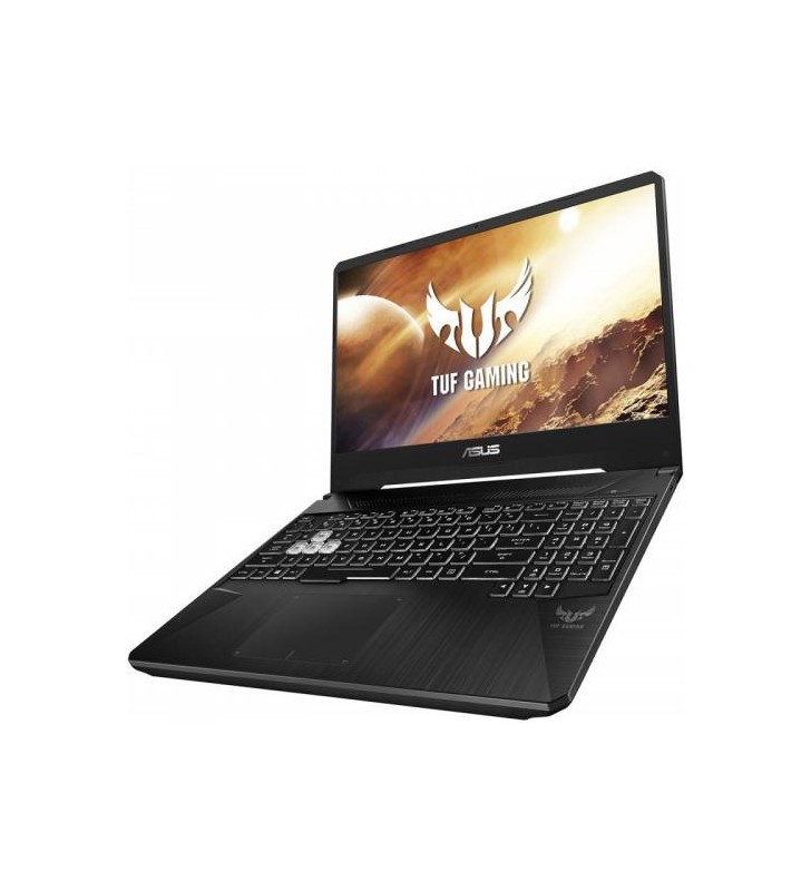 Laptop asus tuf fx505gt, intel core i7-9750h, 15.6inch, ram 8gb, ssd 512gb, nvidia geforce gtx 1650 4gb, no os, black