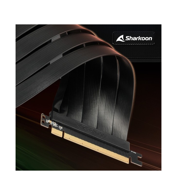 Sharkoon vertical graphics card kit 4.0, placă verticală (negru)