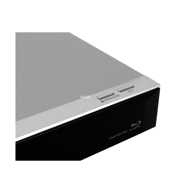 Panasonic dmr-bst765ag, recorder blu-ray (argintiu/negru, 500 gb, wifi, ultrahd/4k)