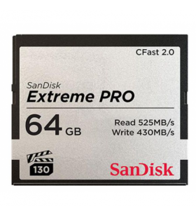 Memory card sandisk extreme pro, 64gb
