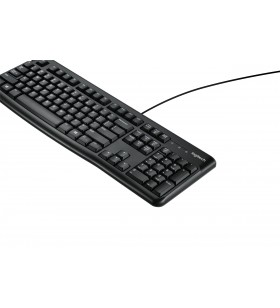 Tastatura k120 for business/oem usb black silent us- layout us