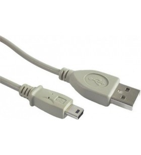 Cablu usb2.0 la mini-usb  gembird  1.8m, (am/5p), white, "cc-usb2-am5p-6"