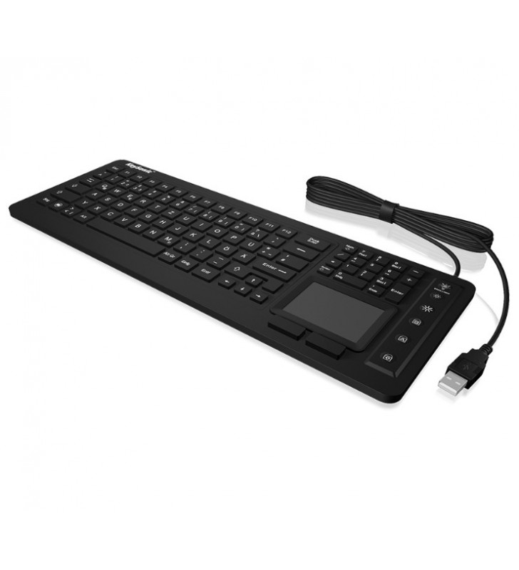 Keysonic ksk-6231inel tastaturi usb qwertz germană negru