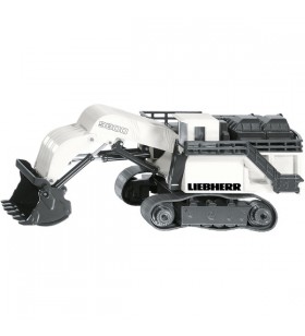 Model de vehicul siku super liebherr r9800 excavator minier (alb negru)
