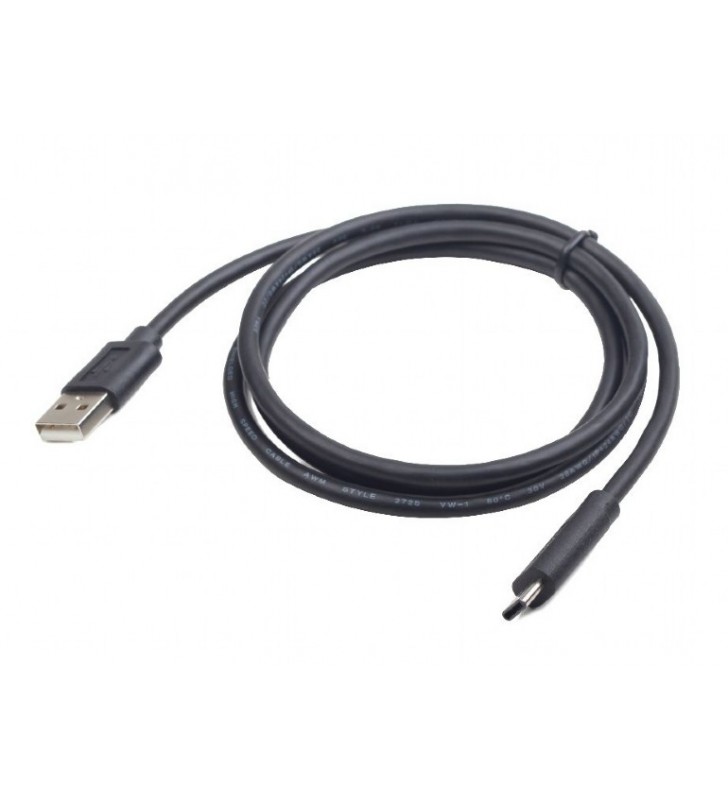 CABLU USB2.0 la USB3.1 (Type-C)  GEMBIRD   1m, (AM/CM), black, "CC-USB2-AMCM-1M"
