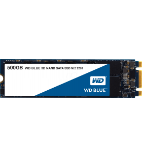 Wd blue 3d nand ssd 500gb m.2 2280 sata iii 6gb/s bulk