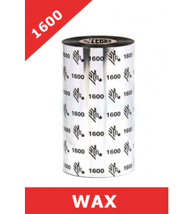 Wax ribbon 131mmx 450m 1600 economy wax, 25mm core