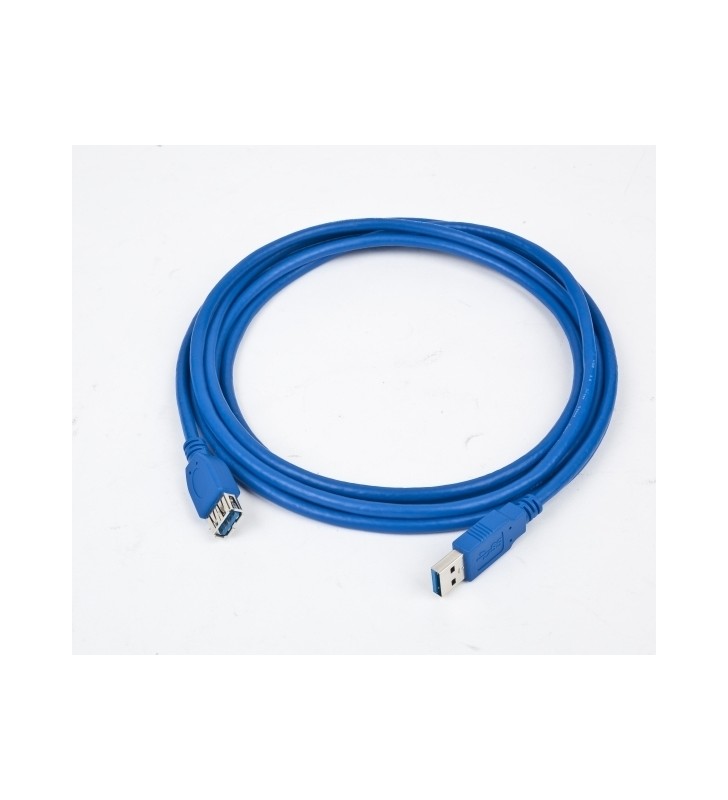 Cablu usb3.0 la usb3.0  gembird prelungitor,  1.8m, (am/af), blue, "ccp-usb3-amaf-6"