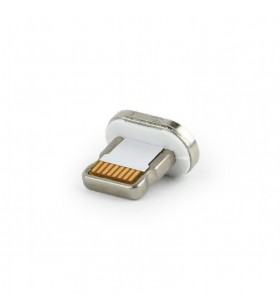 Magnetic usb cable connector tip, 8-pin "cc-usb2-amlm-8p"