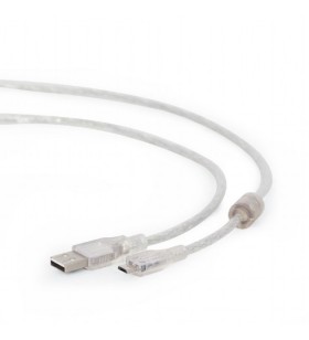 Micro-usb cable, 1.8 m, transparent jacket "ccp-musb2-ambm-6-tr"
