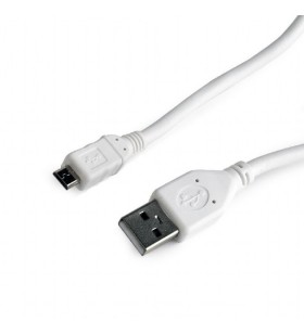 Micro-usb cable, 3 m, white "ccp-musb2-ambm-w-10"
