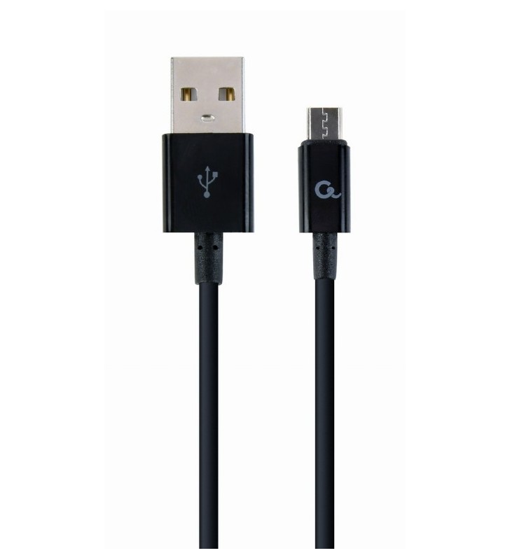 Micro-usb charging and data cable, 1 m, black "cc-usb2p-ammbm-1m"