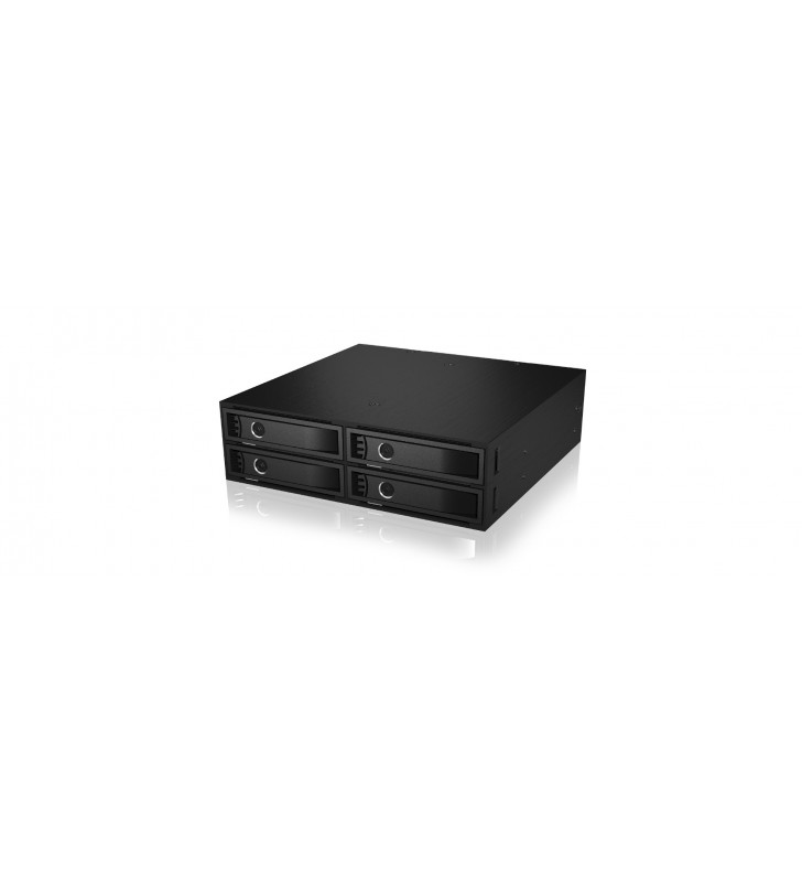 Icy box ib-2242sas-12g 13,3 cm (5.25") tavă disc memorie negru