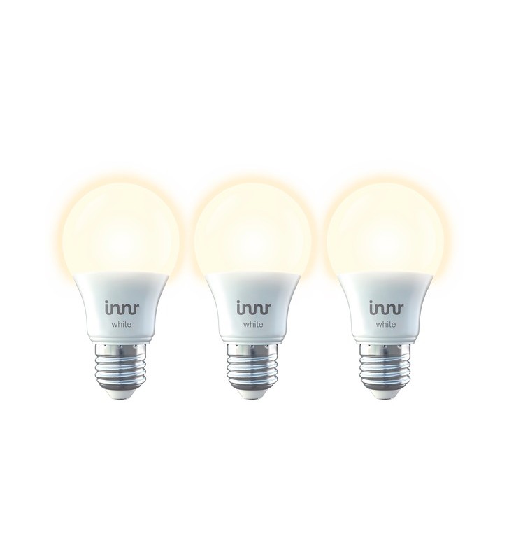 Innr smart bulb white e27, bec led (pachet de 3, înlocuiește 58 wați)