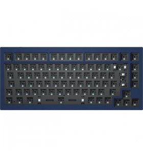 Keychron q1 barebone iso, tastatură pentru jocuri (albastru, hot-swap, cadru de aluminiu, rgb)