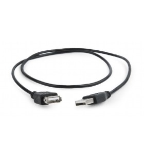 Usb 2.0 extension cable, 0.75 m, black "cc-usb2-amaf-75cm/300-bk"