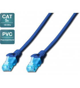 Digitus cat6 u/utp patch cable/pvc awg 26/7 length 1m blue
