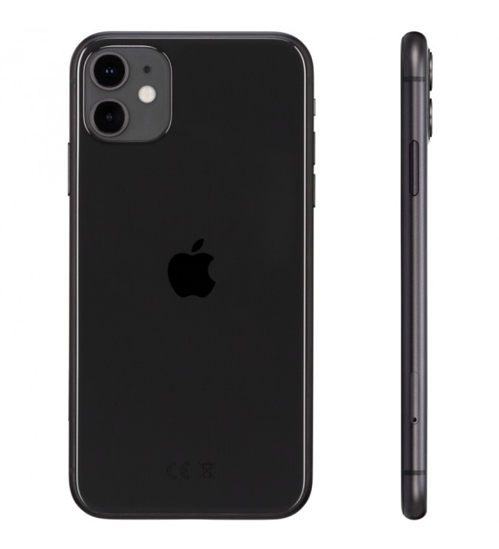 Apple iphone 11 15.5 cm [6.1"] 256 gb dual sim 4g black ios 13