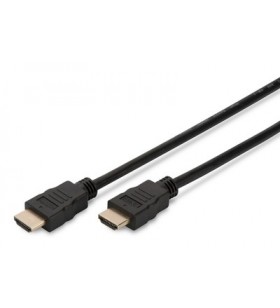 Hdmi high speed connection cable, type a m/m, 5.0m, w/ethernet, full hd 60p, gold, bl