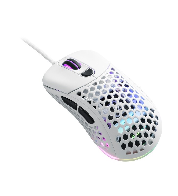 Mouse pentru jocuri sharkoon light² 200 (alb)