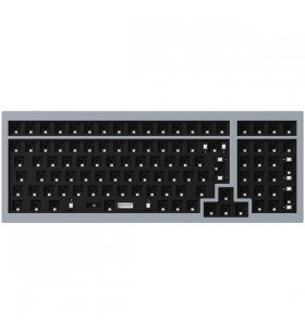 Keychron q5 barebone iso, tastatură pentru jocuri (gri, hot-swap, cadru din aluminiu, rgb)