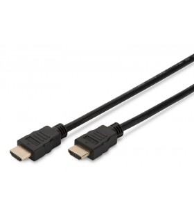 Digitus hdmi high speed connection cable, type a m/m, 2.0m, ultra hd 60p, gold, bl