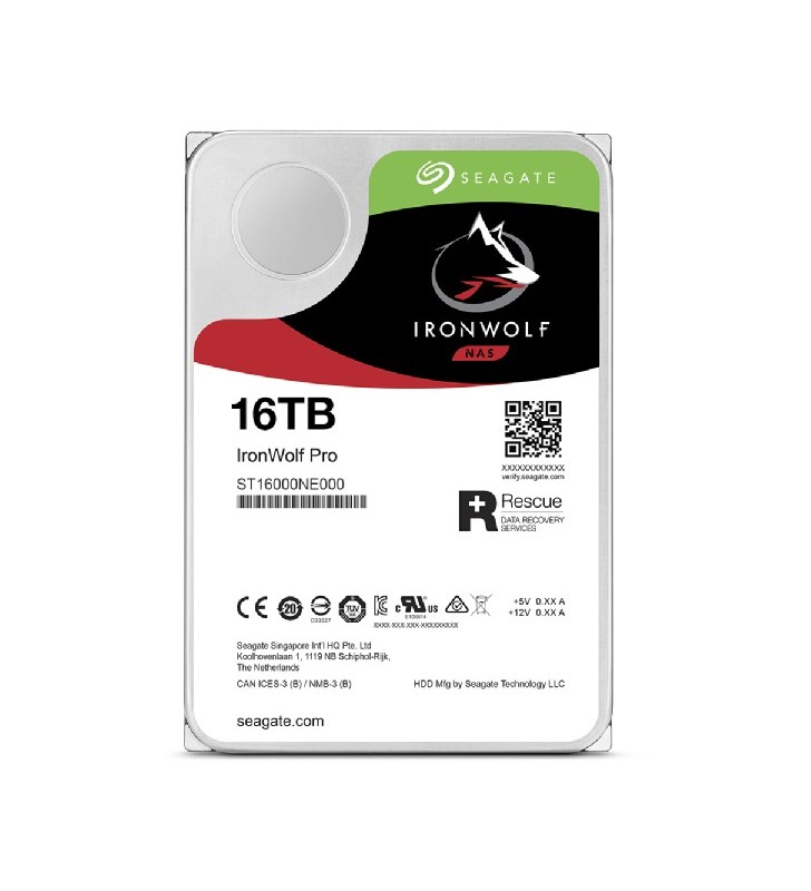 Seagate ironwolf pro st16000nt001 hard disk-uri interne 3.5" 16000 giga bites