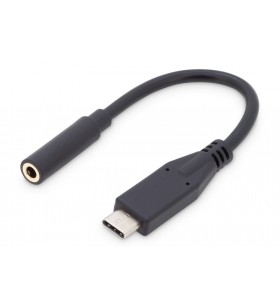 Digitus usb type-c audio adapter cable, type-c to 3.5mm stereo