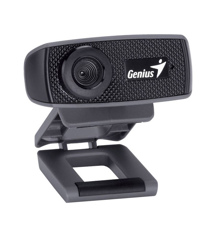 Camera web genius  senzor  720 hd cu rezolutie video 1280x720, facecam 1000x v2, microfon, black "32200223101" (include timbru