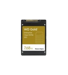 Wd 7.68tb gold nvme ssd 2.5/pcie u.2 gen3 5year warranty