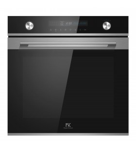 Cuptor combo cu abur master kitchen, gama edge, volum 50l, display electronic, 14 functii de gatire, steambake, design sticlă neagră