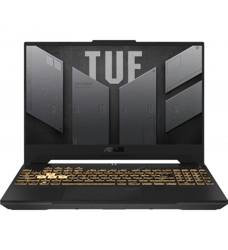 Laptop asus gaming 15.6'' tuf f15 fx507zc4, fhd 144hz, procesor intel® core™ i7-12700h (24m cache, up to 4.70 ghz), 8gb ddr4, 512gb ssd, geforce rtx 3050 4gb, no os, jaeger gray