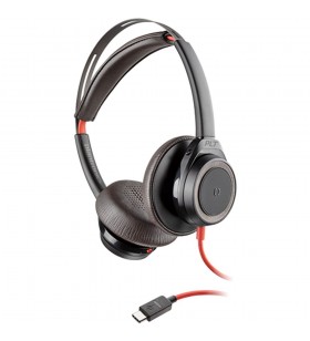 Plantronics blackwire 7225 usb-c ww headset - black
